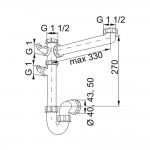 Sif�o de 1 via FRANKE FUTURO 1 2" 1120048206