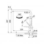 Misturadora FRANKE  Atlas Neo Orientavel 1150550424