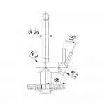 Misturadora FRANKE  Atlas Neo Orientavel 1150550424