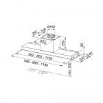 Exaustor de Integrar FRANKE FSTDRIPFREE120X