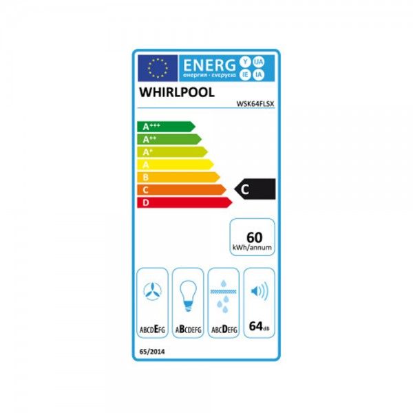Exaustor de Integrar WHIRLPOOL WSK64FLSX