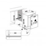 M�quina de Lavar Loi�a de Encastre WHIRLPOOL W0I D734L S