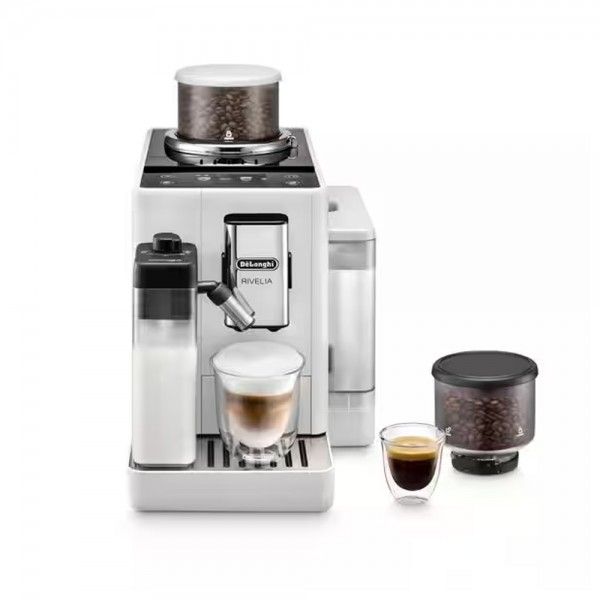 M�quina de Caf� Autom�tica DE'LONGHI Rivelia Arctic White EXAM440.55.W