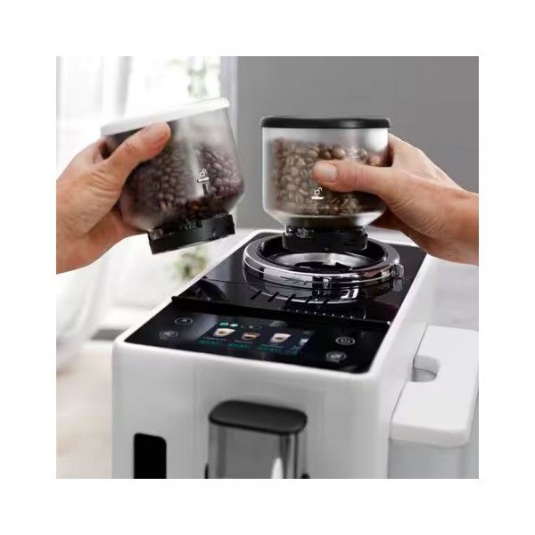 M�quina de Caf� Autom�tica DE'LONGHI Rivelia Arctic White EXAM440.55.W