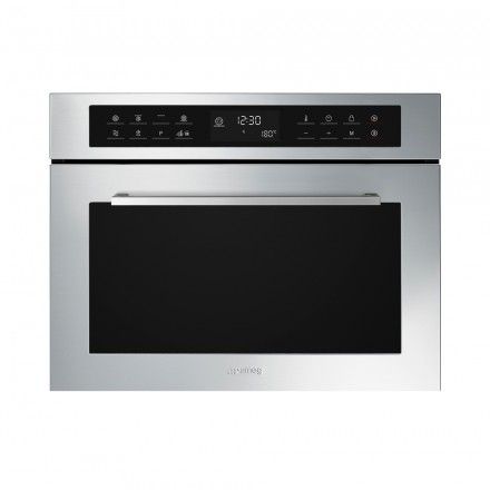 Forno com Micro-ondas de Encastre SMEG SF4400MCX1