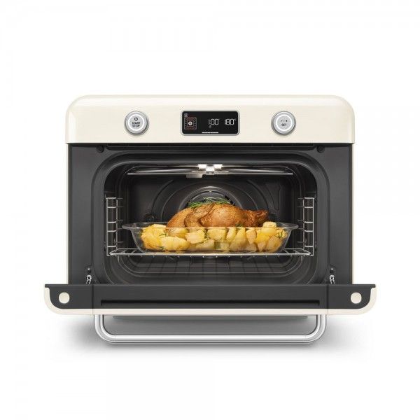 Mini-Forno com Vapor SMEG COF01CREU