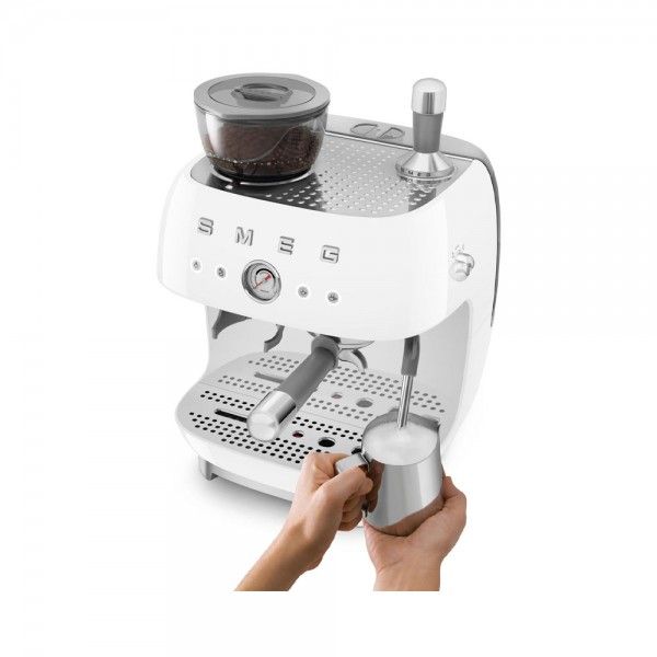 Máquina de Café Expresso Manual SMEG EGF03WHEU Máquina de Café Expresso Manual SMEG EGF03WHEU