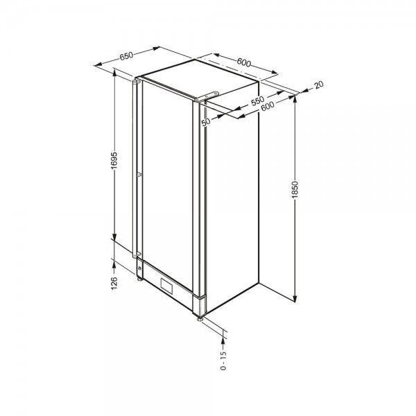Garrafeira Cl�ssica SMEG SCV115GS
