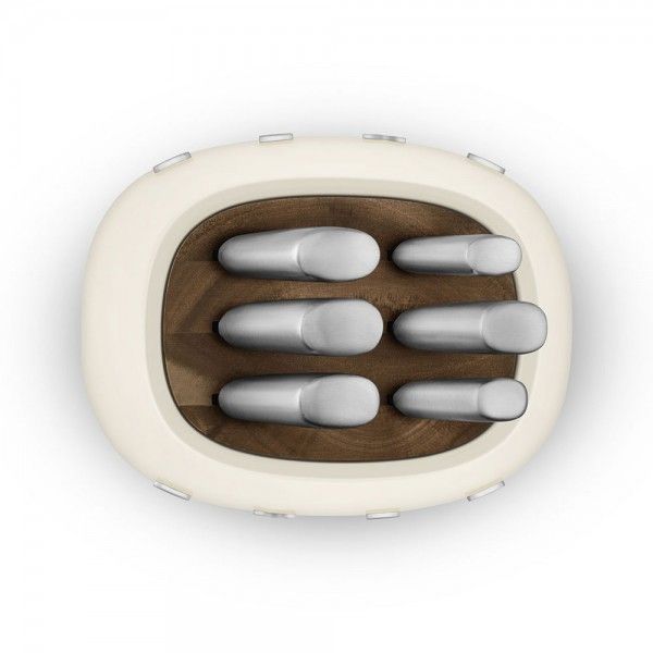 Bloco com facas SMEG Anni 50 KBSF02CR