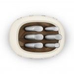 Bloco com facas SMEG Anni 50 KBSF02CR