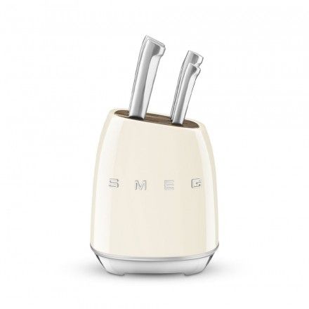 Bloco com facas SMEG Anni 50 KBSF02CR