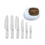 Bloco com Facas SMEG Anni 50 KBSF02PB