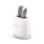 Bloco com facas SMEG Anni 50 KBSF02WH