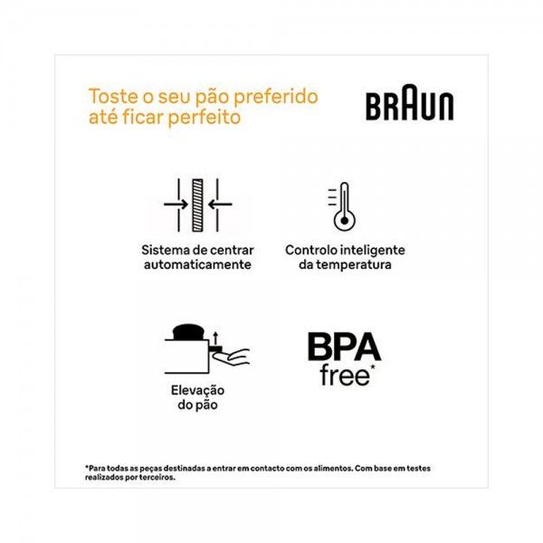 Torradeira BRAUN HT1110WH