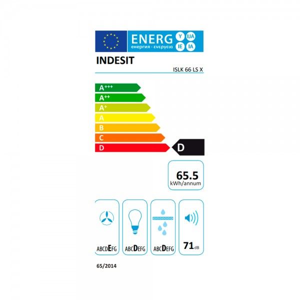 Exaustor Indesit ISLK 66 LS X