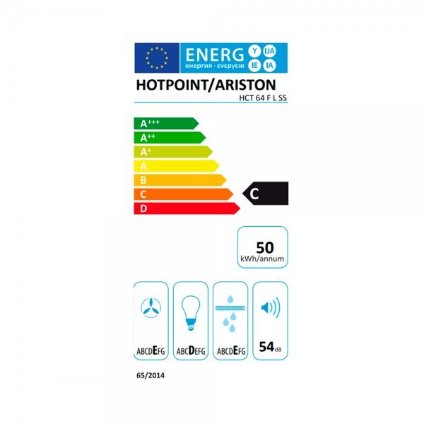 Exaustor de Encastre HOTPOINT HCT64 FLSS