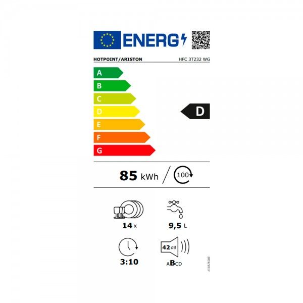 M�quina de Lavar Loi�a HOTPOINT HFC3T232WG