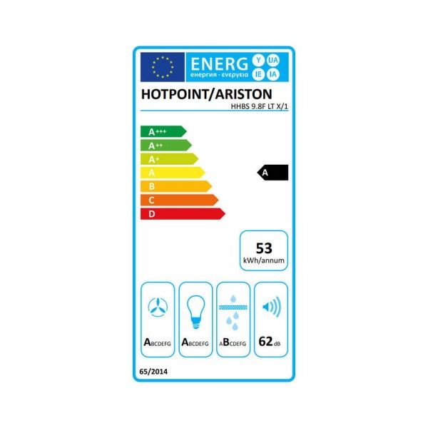 Exaustor HOTPOINT HHBS 9.8F LT X/1