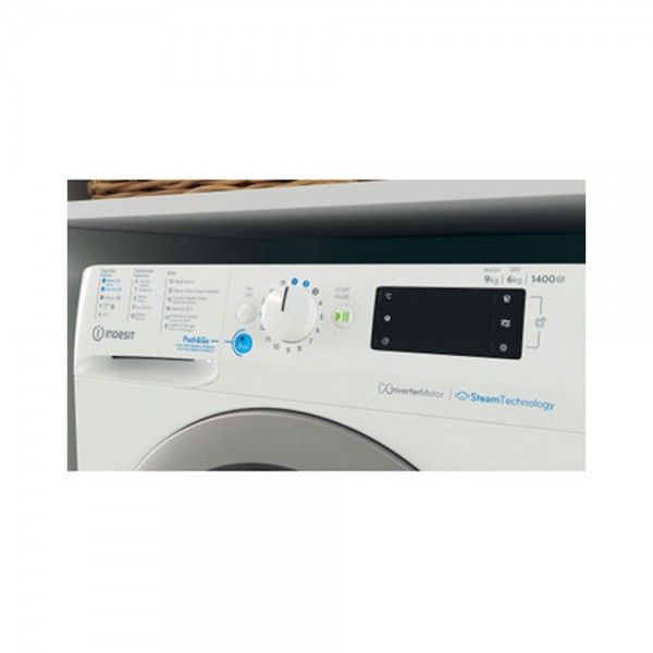 Máquina de Lavar e Secar INDESIT BDE96436WSVSPT Máquina de Lavar e Secar INDESIT BDE96436WSVSPT