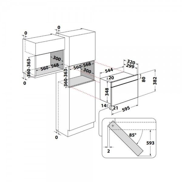 Micro-ondas de Encastre INDESIT IM K12 X