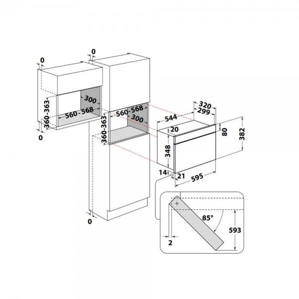 Micro-ondas HOTPOINT HAM K12C X
