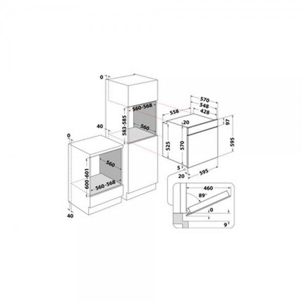 Forno INDESIT IO 258H X