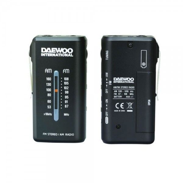 R�dio Port�tel Daewoo DRP-9 Black