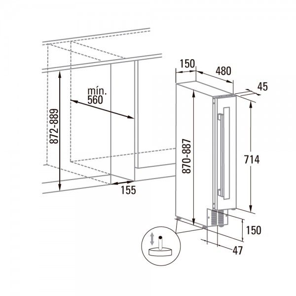 Cave de Vinho CATA VI 15107 X