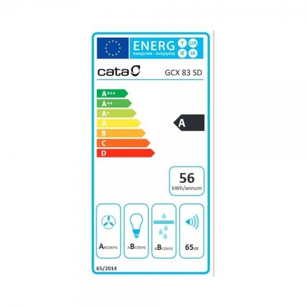 Exaustor de Encastre CATA GCX 83 BK