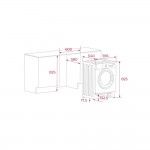 M�quina de Lavar e Secar Roupa de Encastre TEKA LSI6 1480