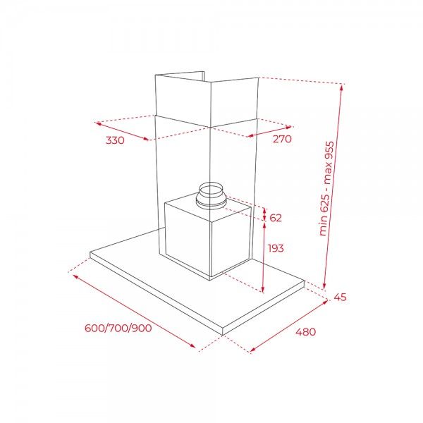 Exaustor de Parede TEKA DSH 786