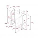 Frigor�fico Combinado de Encastre TEKA RBF 78385 FI