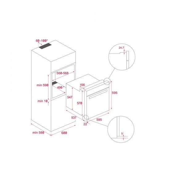 Forno TEKA NEO HSB 6350 SS
