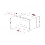 Micro-ondas de Encastre TEKA NEO MS 6220 BIS L FBK