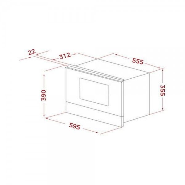 Micro-ondas de Encastre TEKA NEO MS 6220 BIS L FBK
