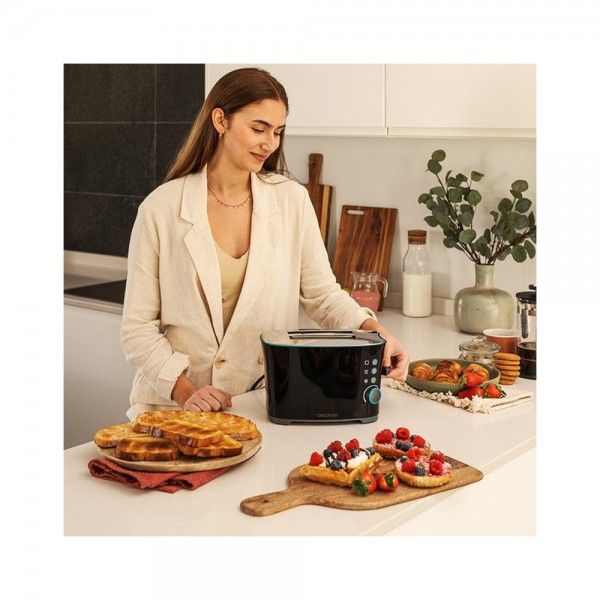 Torradeira CECOTEC TOAST&TASTE DOUBLE B 02184 Torradeira CECOTEC TOAST&TASTE DOUBLE B 02184