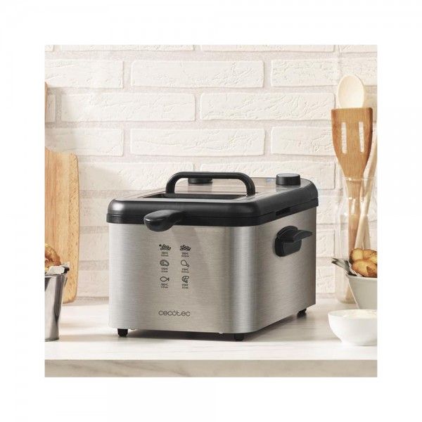 Fritadeira com �leo CECOTEC CleanFry 3000 Full Inox