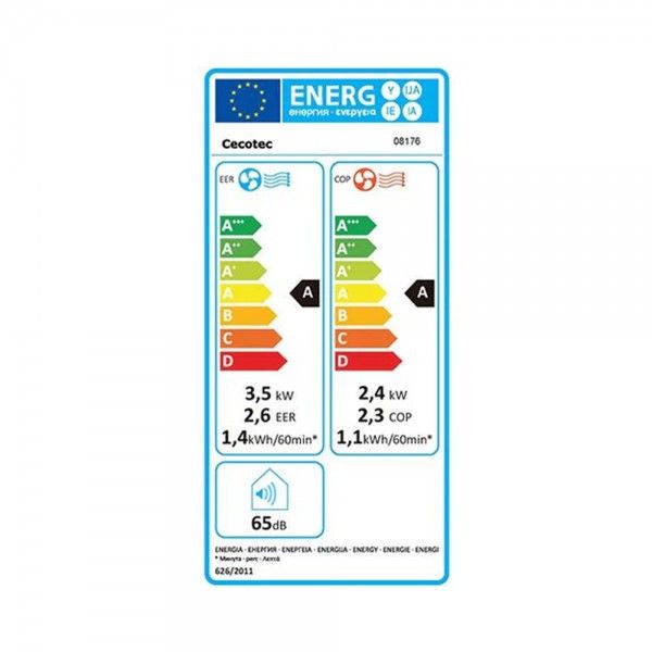 Ar Condicionado Port�til CECOTEC ForceClima 12600 Soundless Heating 08176