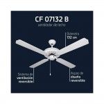 Ventoinha de Teto ORBEGOZO CF 07132 B