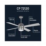 Ventoinha de Teto ORBEGOZO CP 72120