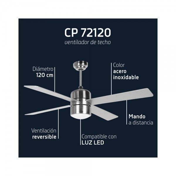 Ventoinha de Teto ORBEGOZO CP 72120