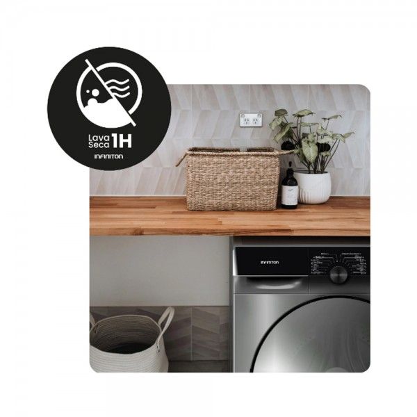 M�quina de Lavar e Secar Roupa INFINITON WSD-K0A7D5DK
