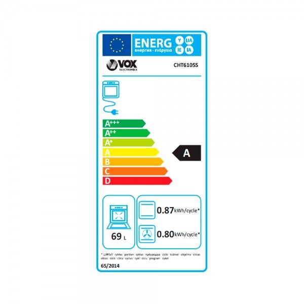 Fog�o com Placa Vitrocer�mica VOX CHT6105S