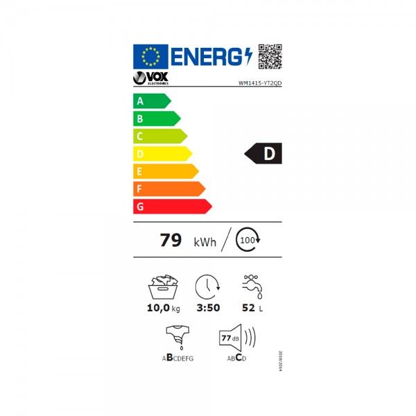 M�quina de Lavar Roupa VOX WM1415-YT2QD