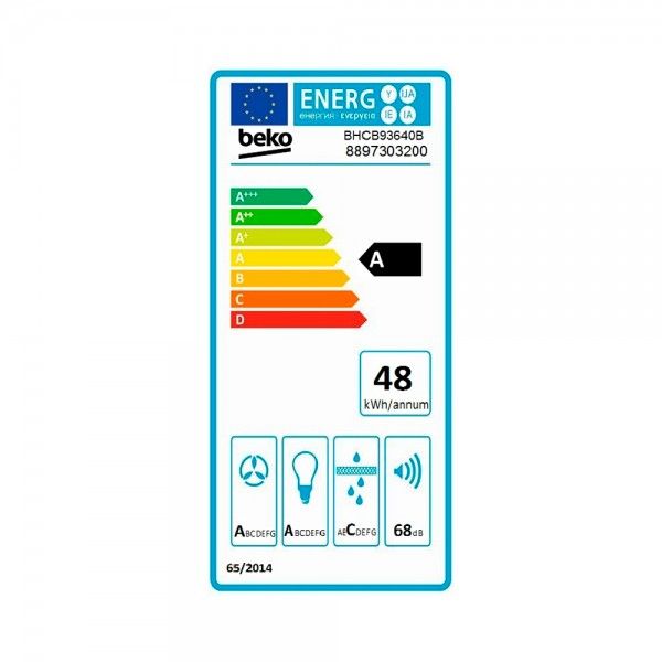 Exaustor BEKO BHCB 93640 B