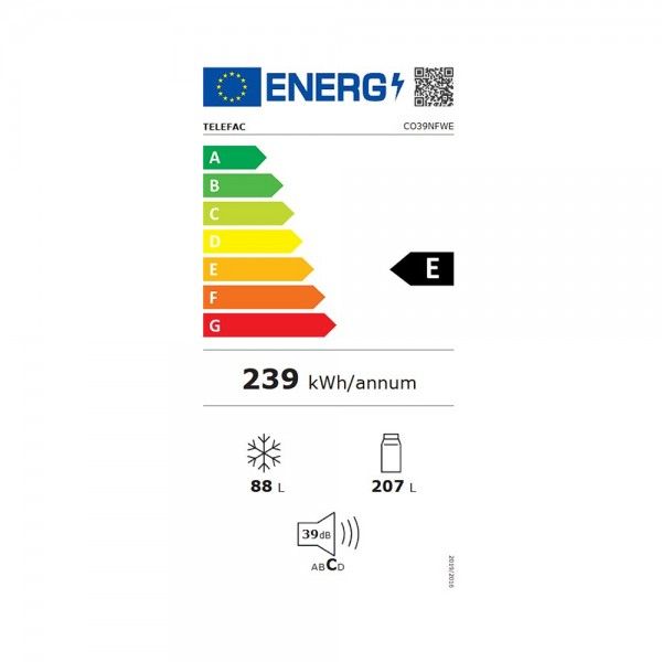 Frigorífico Combinado TELEFAC CO39NFWE Frigorífico Combinado TELEFAC CO39NFWE
