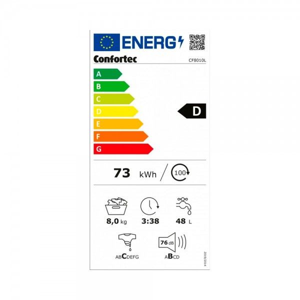 M�quina de Lavar Roupa CONFORTEC CF8010L