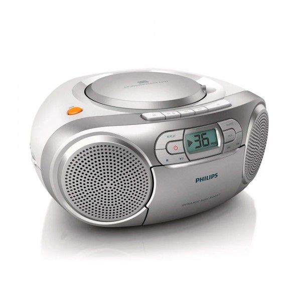 R�dio Leitor de CDs/K7 PHILIPS AZ127/12