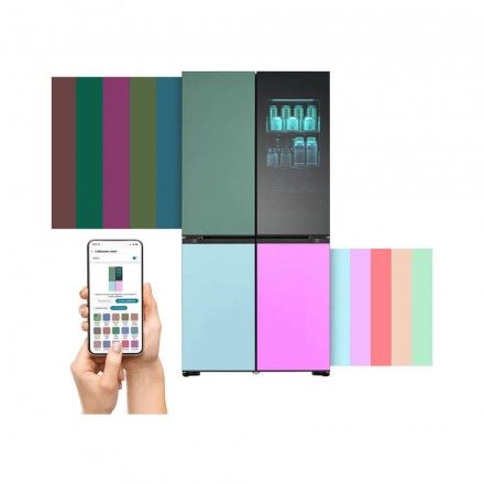 Frigor�fico Americano LG MoodUP GMV960NNME