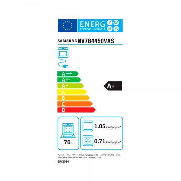 Forno SAMSUNG NV7B4450VAS Forno SAMSUNG NV7B4450VAS